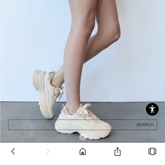 ZARA SOFT SNICKERS SHOES by Zara  in good as new excellent condition ✅ - Picture 9 of 9